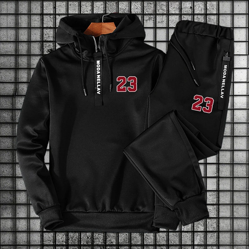 Women'S Fashion Zip Hoodie - ชุดเซ็ตชายหญิง/เสื้อฮู้ด/กางเกง แฟชั่นใหม่ปี 2026 ชุดวอร์ม เสื้อฮู้ดครึ่งซิปและกางเกงวอร์ม สำหรับฤดูใบไม้ร่วงและฤดูหนาว
