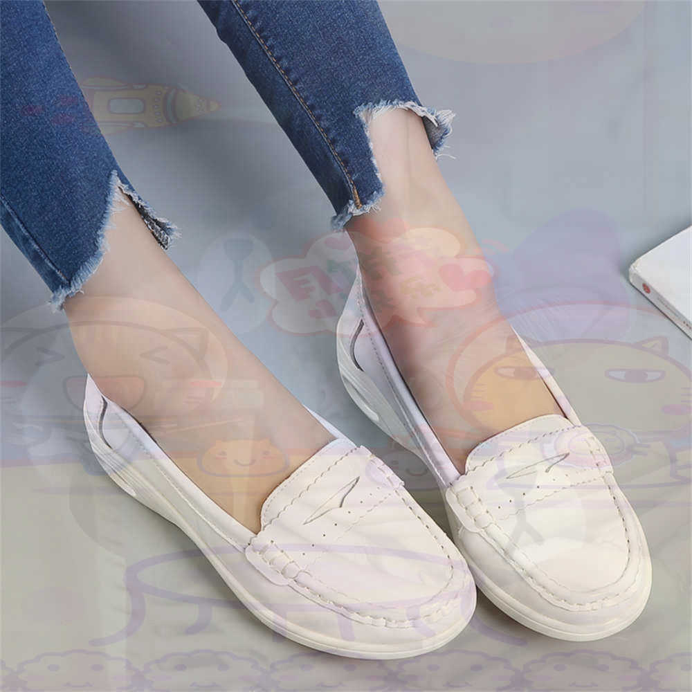 Women Fashion Brand Name Ideas - Soft SLIP-ON สตรีขนาดใหญ่รองเท้าเทนนิสสเก็ตบอร์ดสุภาพสตรีรองเท้าผ้าใบแบรนด์หรูกีฬาวิทยาลัย Drop Shipping