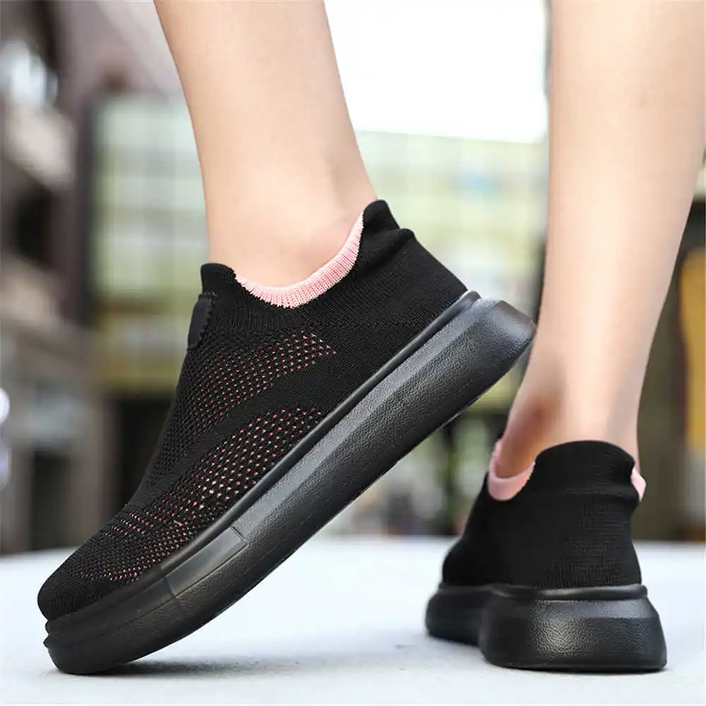 Women Fashion Brand Name Ideas - ถุงน่องแพลตฟอร์มรองเท้าสีน้ำตาลสำหรับผู้หญิงรองเท้าผ้าใบออกแบบสเก็ตบอร์ดผู้หญิงเทนนิสสาว2-7ปียิมกีฬา