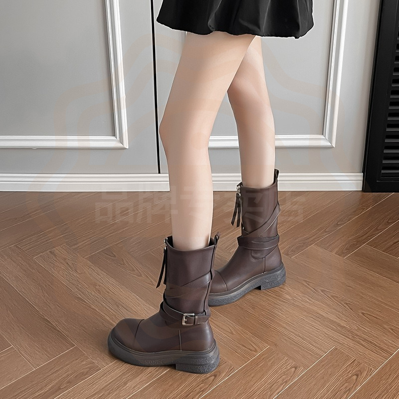 รองเท้าผู้หญิงรุ่นใหม่ รองเท้า - Women'S Fashion Riding Boots บทวิจารณ์และราคา