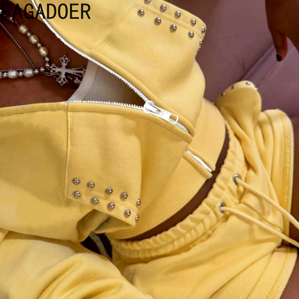 ชุดลำลองสำหรับกีฬาประจำวัน FAG - Women'S Fashion Zip Hoodie บทวิจารณ์และราคา