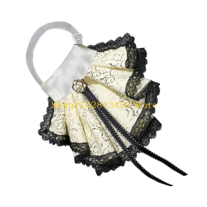 49MC Elegant Lace Jabot ที่ถอด - Women'S Fashion Victorian บทวิจารณ์และราคา