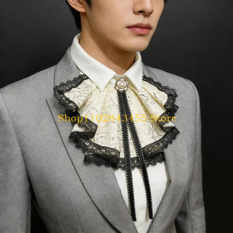 49MC Elegant Lace Jabot ที่ถอด - Women'S Fashion Victorian บทวิจารณ์และราคา