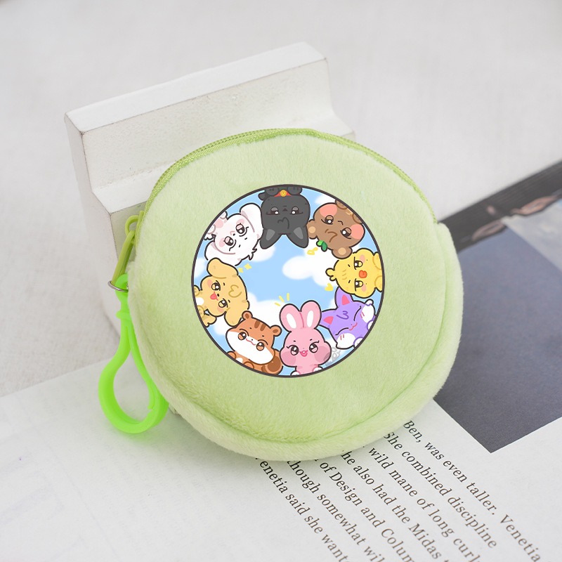 กระเป๋าใส่เหรียญพวงกุญแจลายการ - Coin Purse Women บทวิจารณ์และราคา
