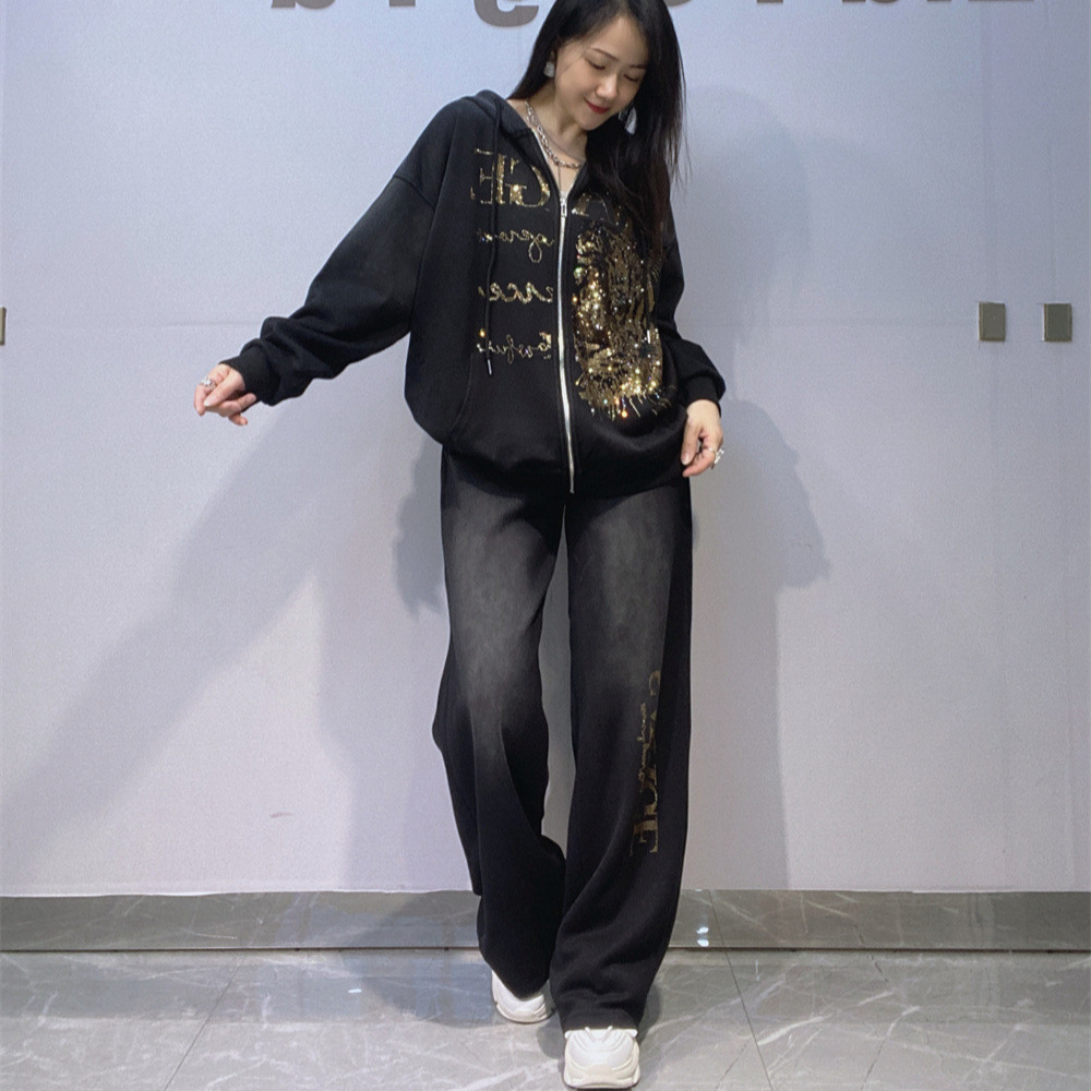 ชุดฮู้ดดี้แฟชั่นสำหรับผู้หญิงฤ - Women'S Fashion Zip Hoodie บทวิจารณ์และราคา