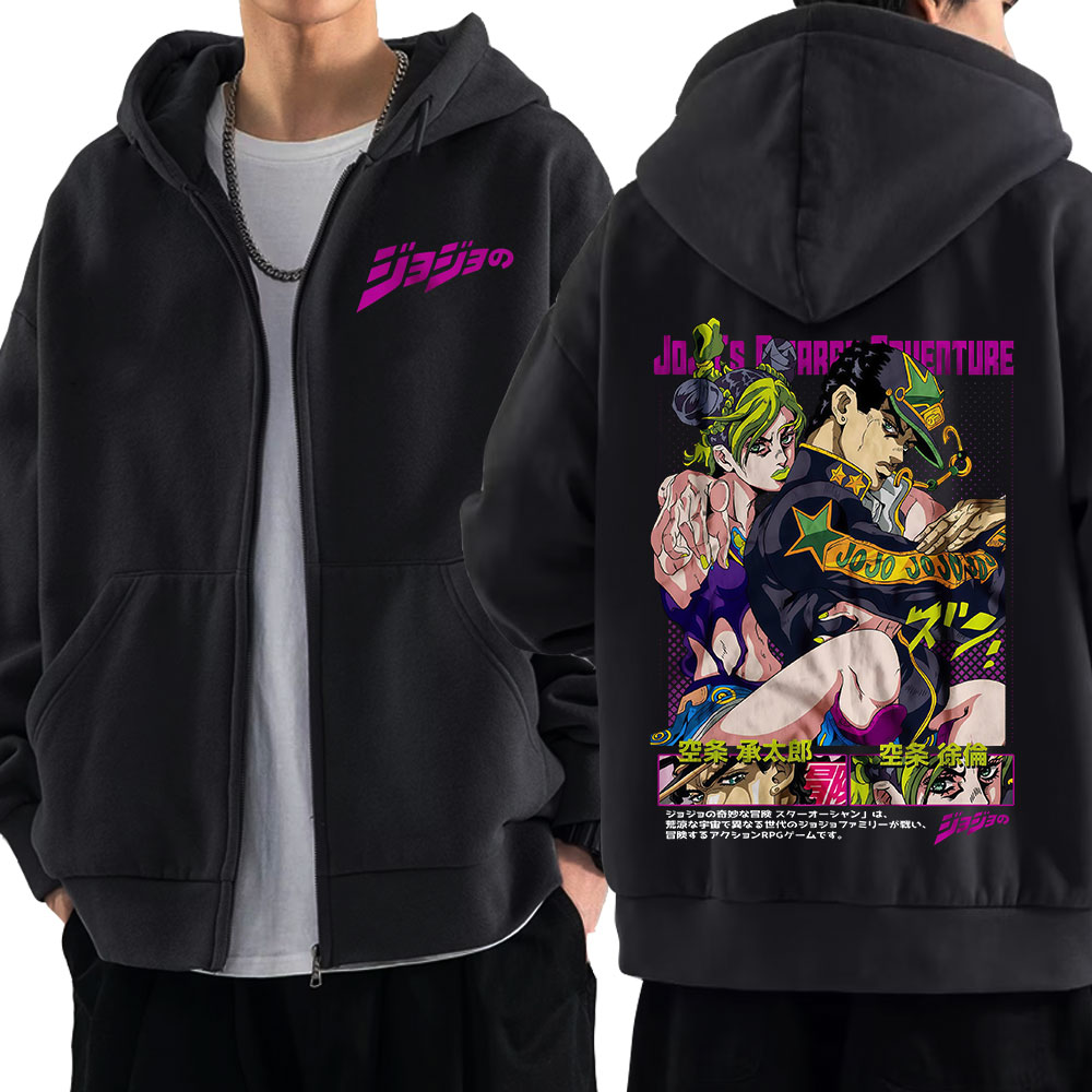 เสื้อฮู้ดซิปอนิเมะ Jojo's Biza - Women'S Fashion Zip Hoodie บทวิจารณ์และราคา
