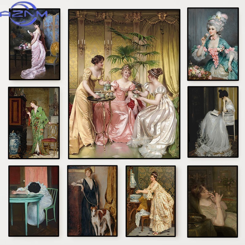 โปสเตอร์ภาพเหมือนผู้หญิงยุคเรอ - Women'S Fashion Victorian บทวิจารณ์และราคา