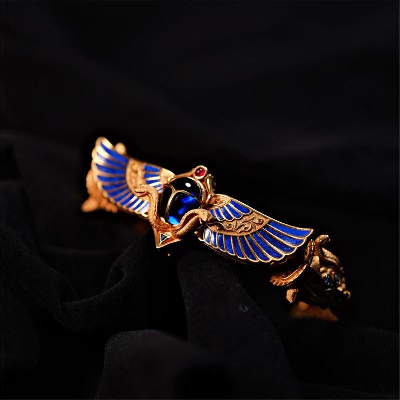 กำไลข้อมือแบบเปิดสไตล์อียิปต์โ - Women Fashion Egypt บทวิจารณ์และราคา