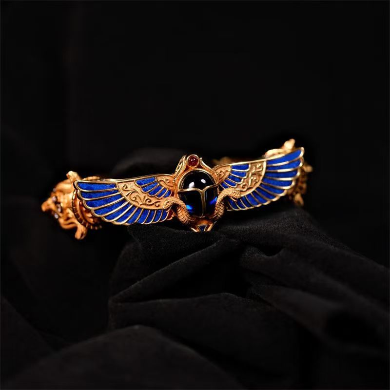 กำไลข้อมือแบบเปิดสไตล์อียิปต์โ - Women Fashion Egypt บทวิจารณ์และราคา