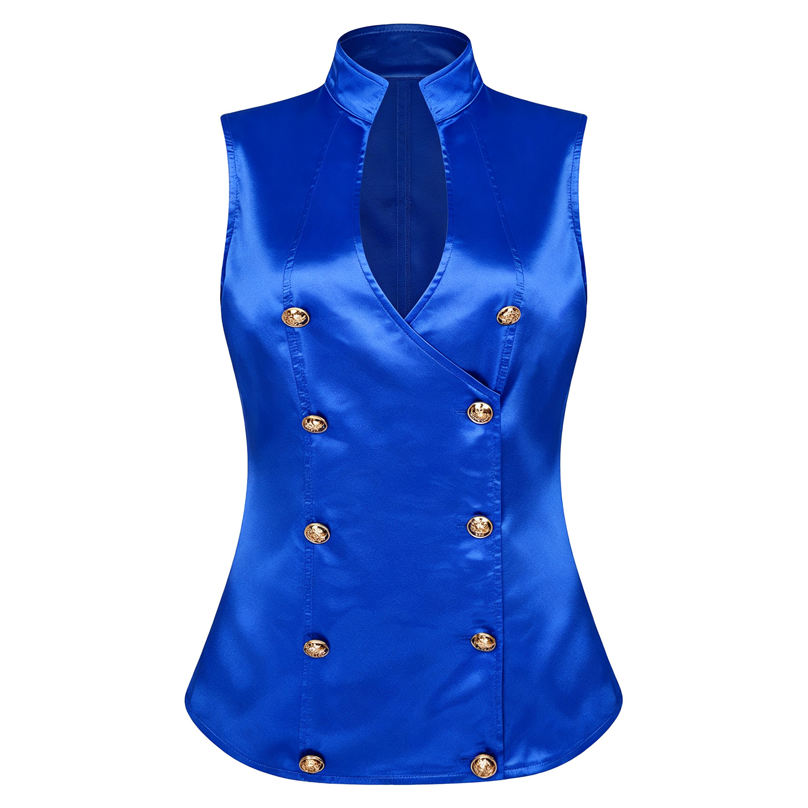 เสื้อกั๊กผ้าซาตินสไตล์ยุคกลางเ - Women'S Fashion Victorian บทวิจารณ์และราคา