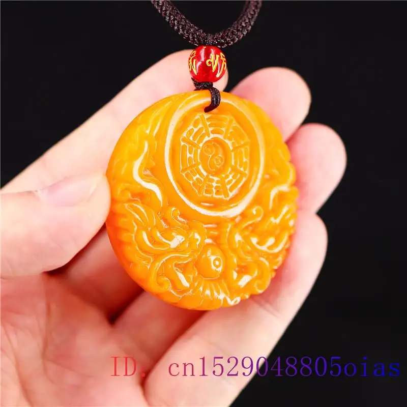 สีเหลืองหยกมังกรจี้ของขวัญผู้ช - Women And Men Fashion บทวิจารณ์และราคา