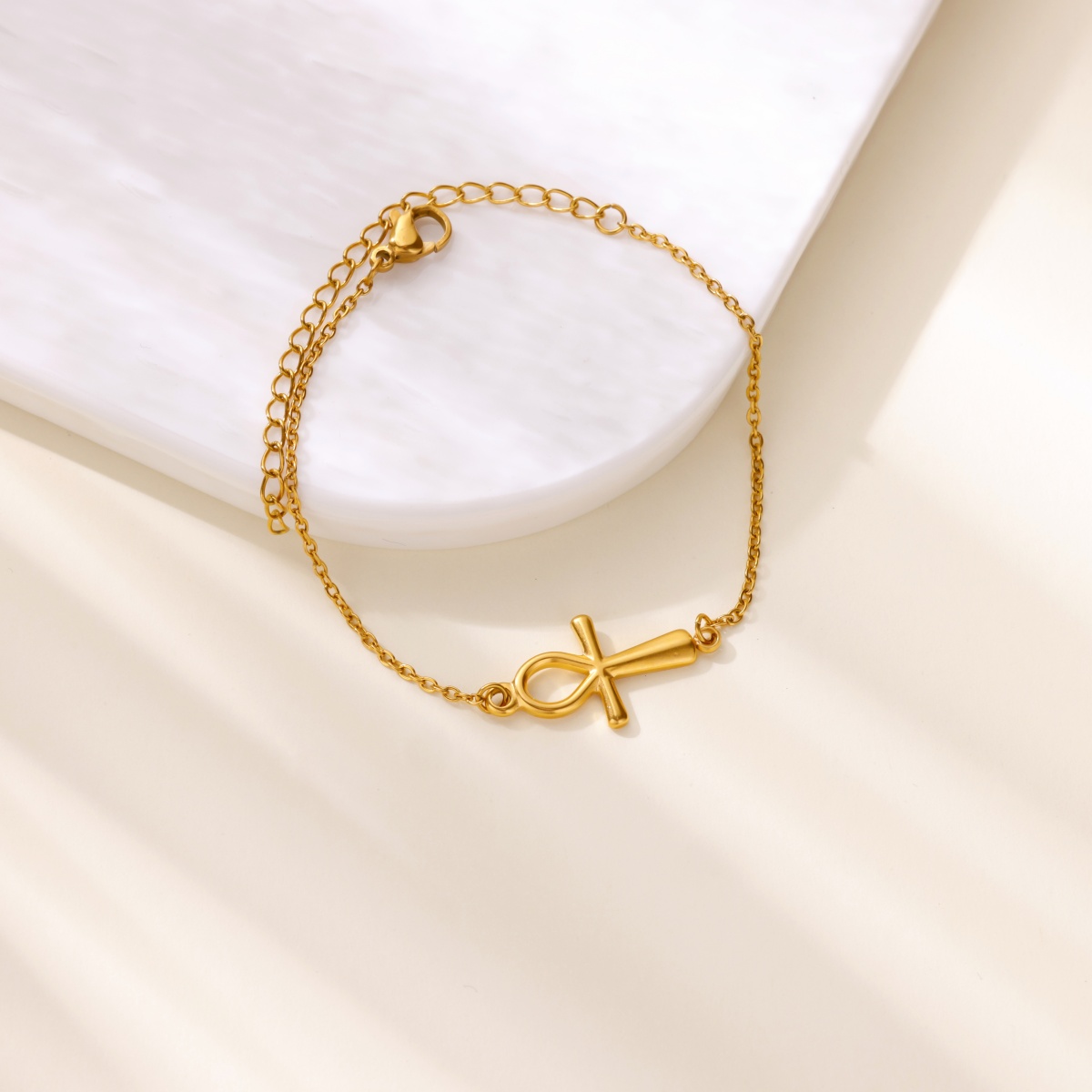 อียิปต์ Ankh Cross สร้อยข้อมือ - Women Fashion Egypt บทวิจารณ์และราคา
