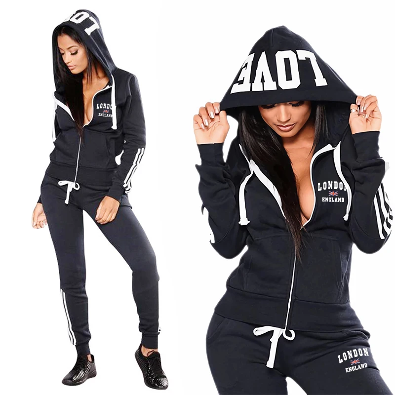 ชุดวอร์มลำลองคุณภาพสูงสำหรับผู - Women'S Fashion Zip Hoodie บทวิจารณ์และราคา