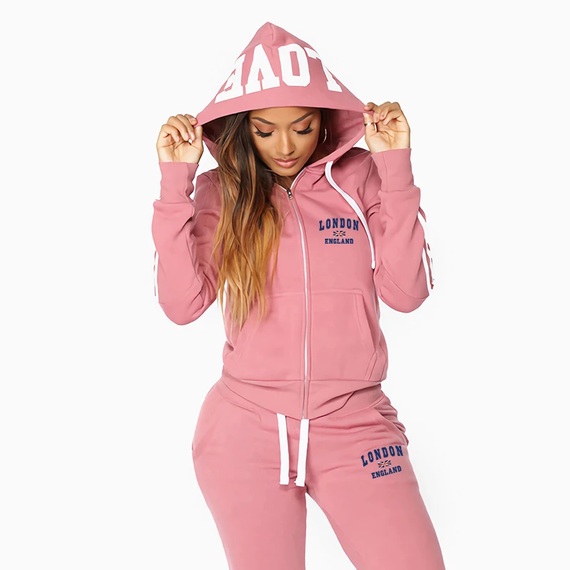 ชุดวอร์มลำลองคุณภาพสูงสำหรับผู - Women'S Fashion Zip Hoodie บทวิจารณ์และราคา