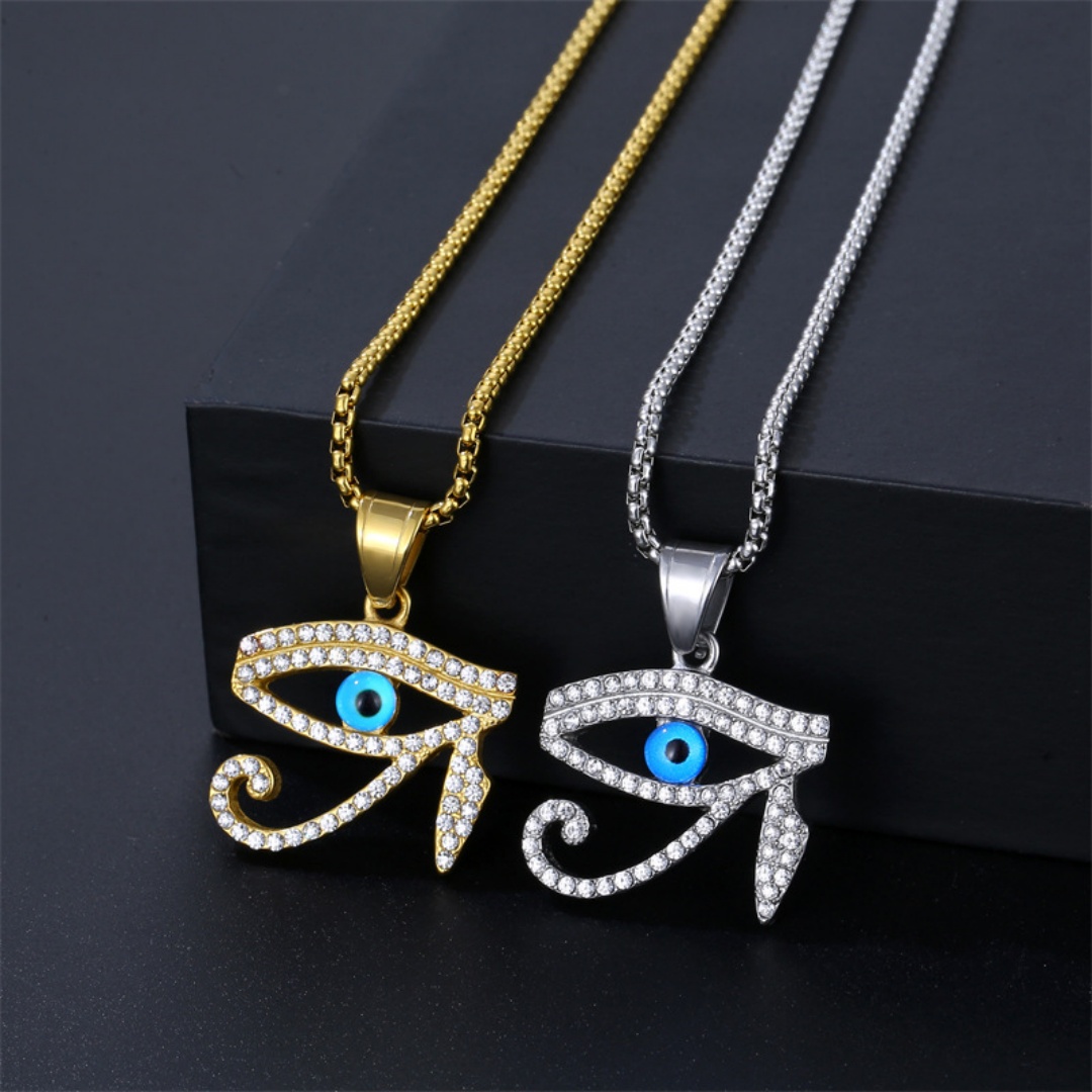 จี้รูปดวงตาแห่งฮอรัสแบบโบราณขอ - Women Fashion Egypt บทวิจารณ์และราคา