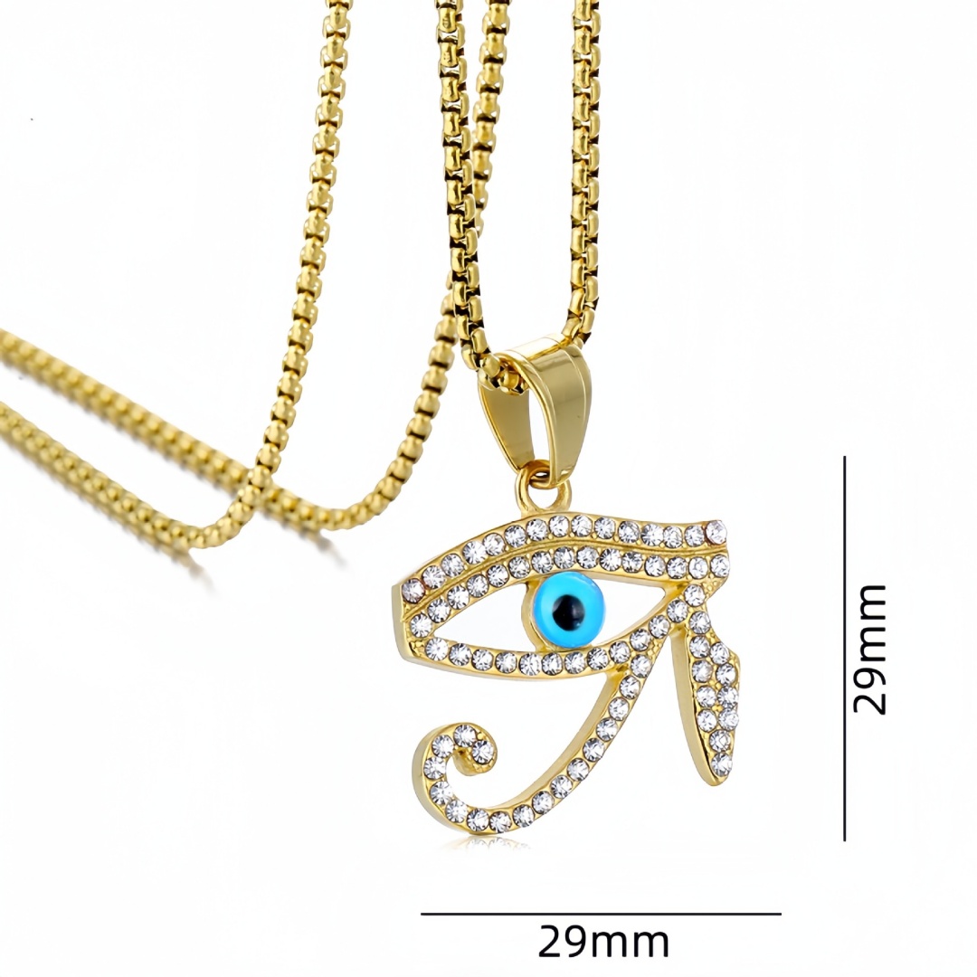 จี้รูปดวงตาแห่งฮอรัสแบบโบราณขอ - Women Fashion Egypt บทวิจารณ์และราคา