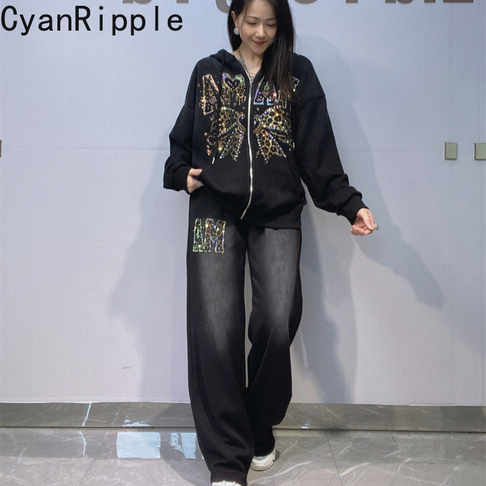 ชุดฮู้ดดี้ผู้หญิงแฟชั่นฤดูใบไม - Women'S Fashion Zip Hoodie บทวิจารณ์และราคา