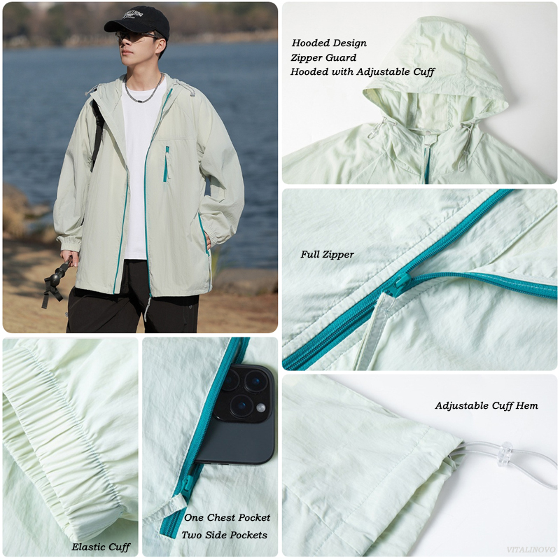 VITALINOVO เสื้อแจ็คเก็ตน้ำหนั - Women'S Fashion Zip Hoodie บทวิจารณ์และราคา