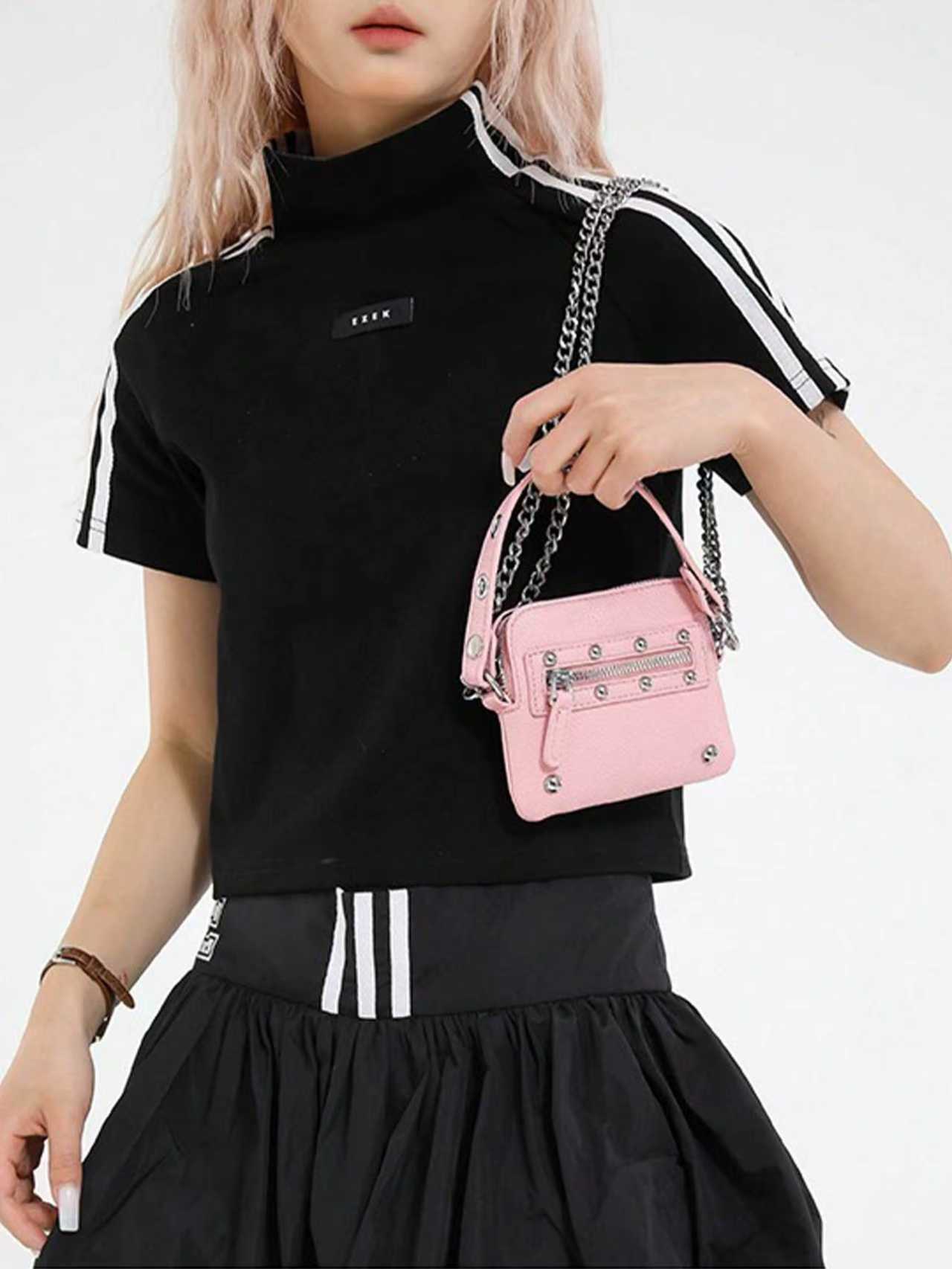 กระเป๋าสะพายไหล่ทรงสี่เหลี่ยมเ - Coin Purse Women บทวิจารณ์และราคา