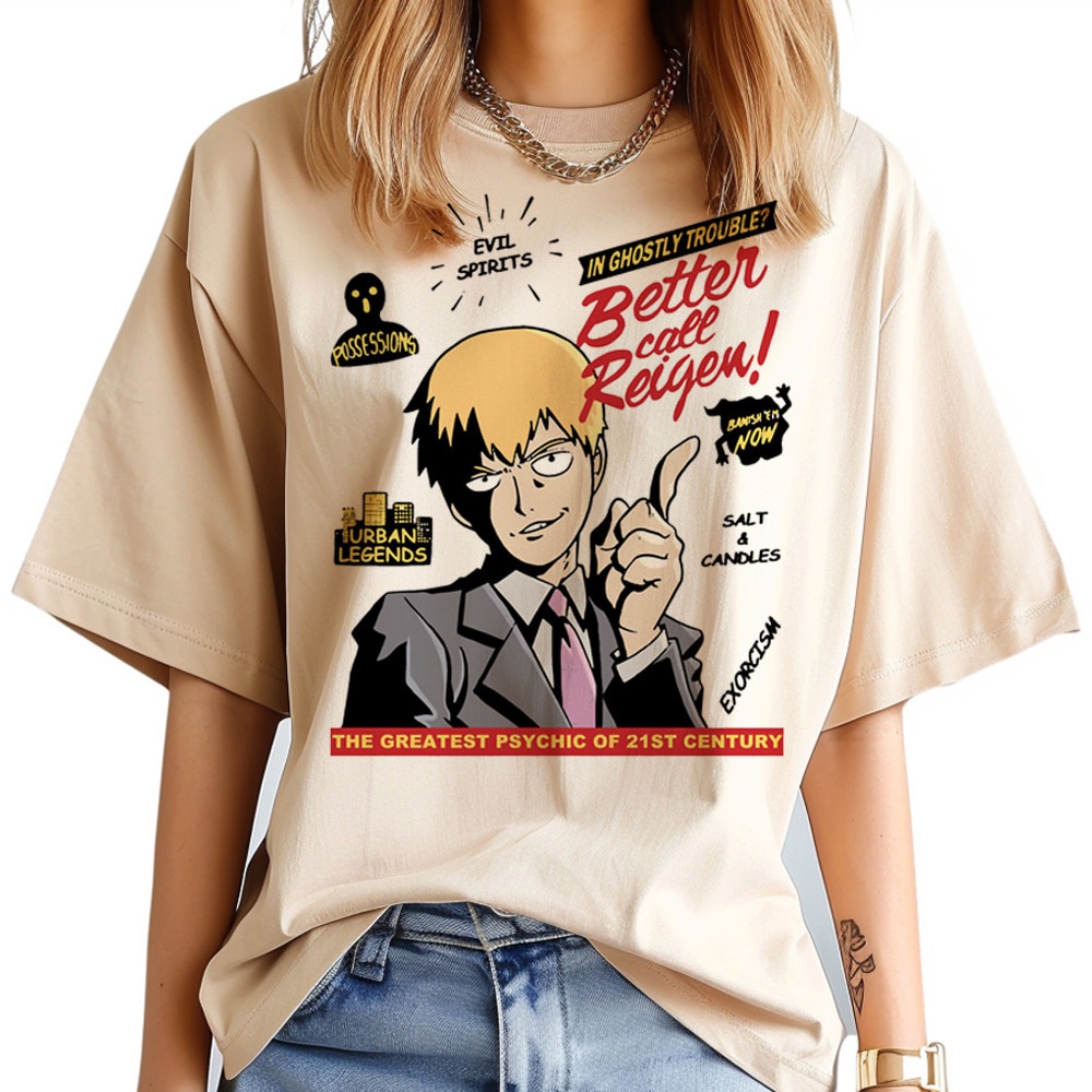 เสื้อยืดโมบ ไซโค 100 สำหรับผู้ - Women'S Fashion In The 80S บทวิจารณ์และราคา