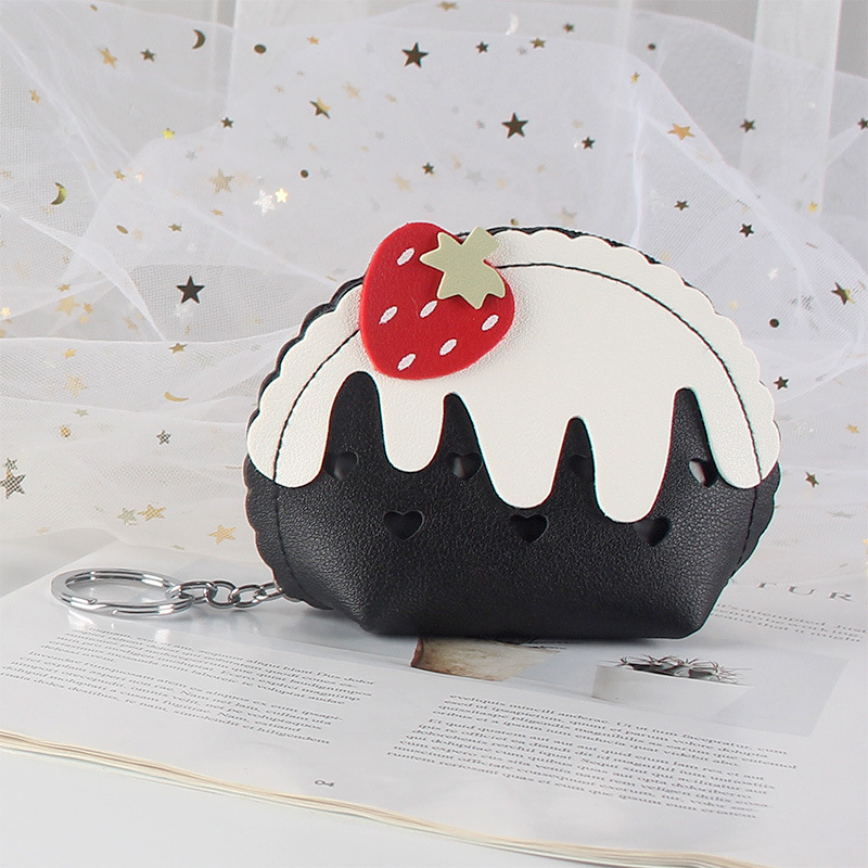 กระเป๋าใส่เหรียญลายไอศกรีมสตรอ - Coin Purse Women บทวิจารณ์และราคา
