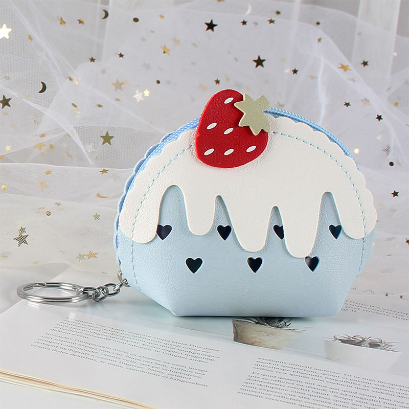 กระเป๋าใส่เหรียญลายไอศกรีมสตรอ - Coin Purse Women บทวิจารณ์และราคา