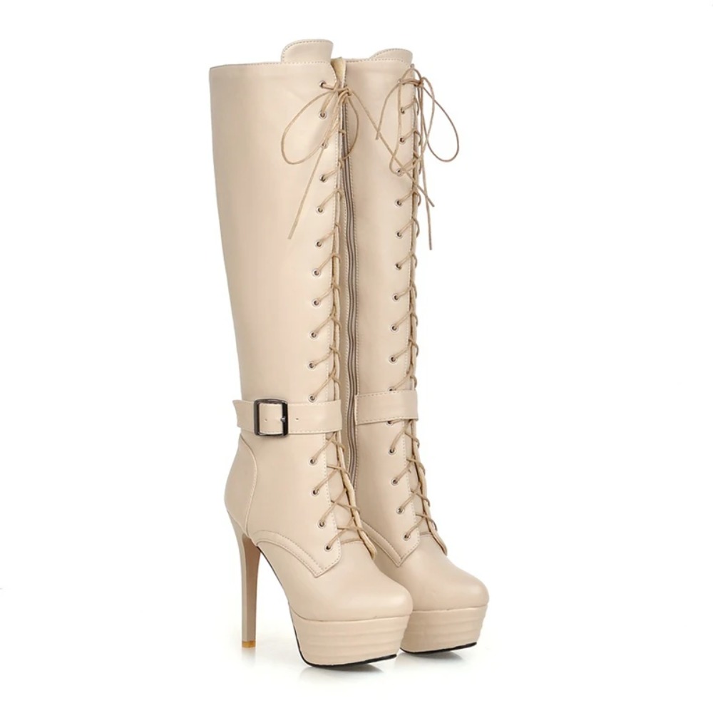 รองเท้าบูทสูงถึงเข่า ผู้หญิง แ - Women'S Fashion Riding Boots บทวิจารณ์และราคา
