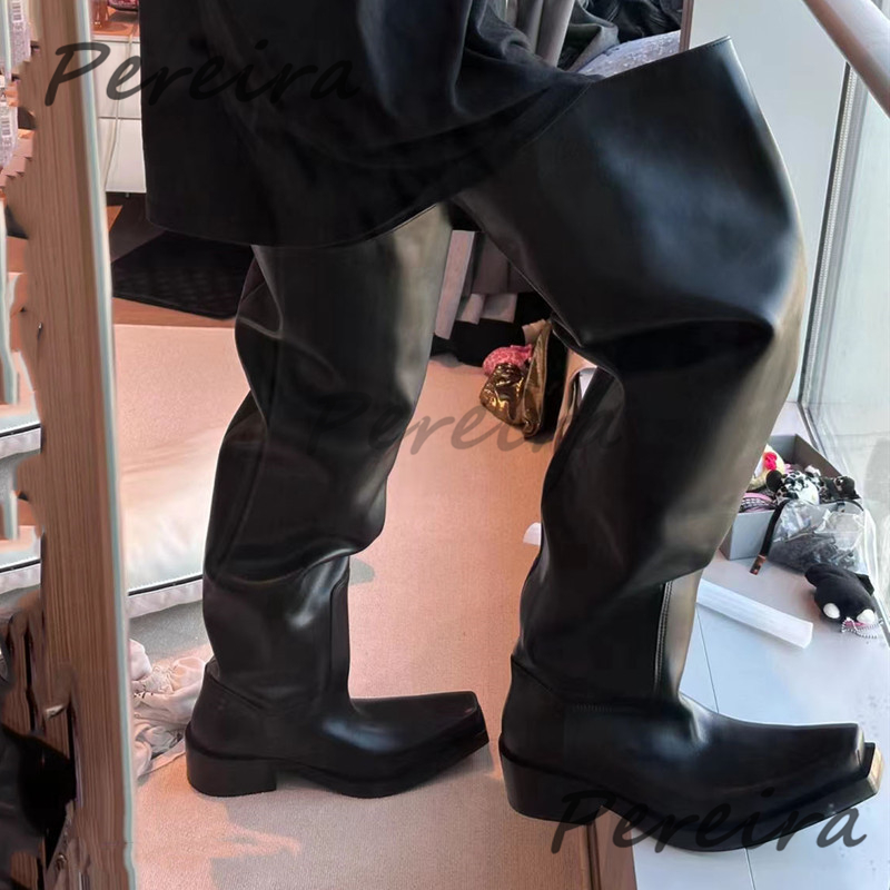 รองเท้าบูทหุ้มข้อหนาสำหรับผู้ช - Women'S Fashion Riding Boots บทวิจารณ์และราคา