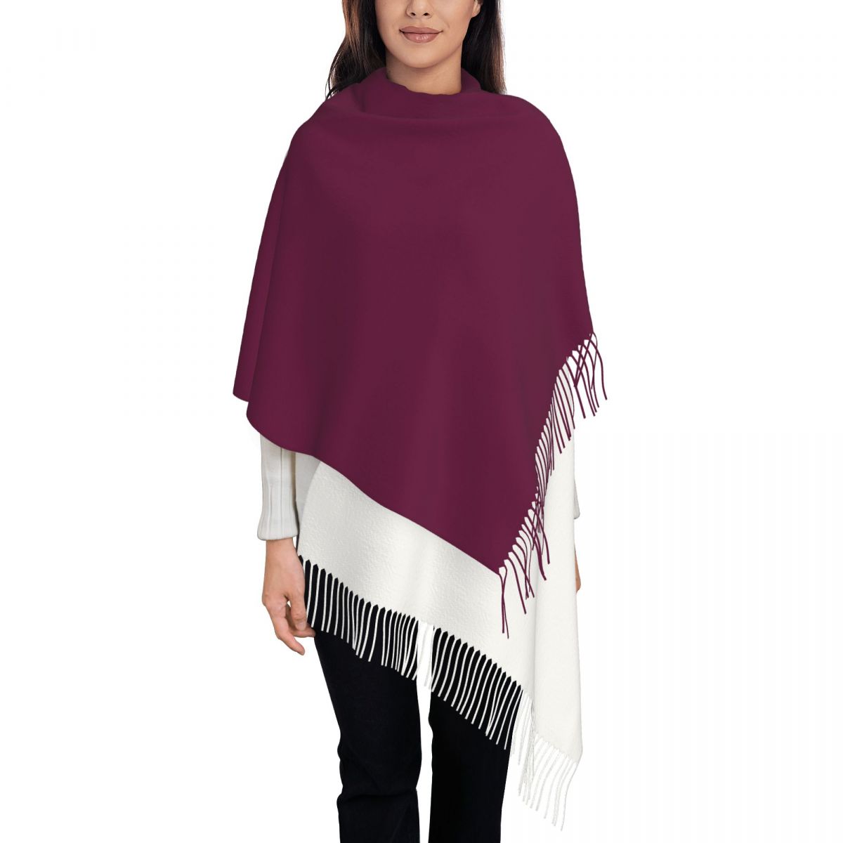 กาตาร์ธงผู้หญิงพู่ผ้าคลุมไหล่ผ - Women Fashion Qatar บทวิจารณ์และราคา