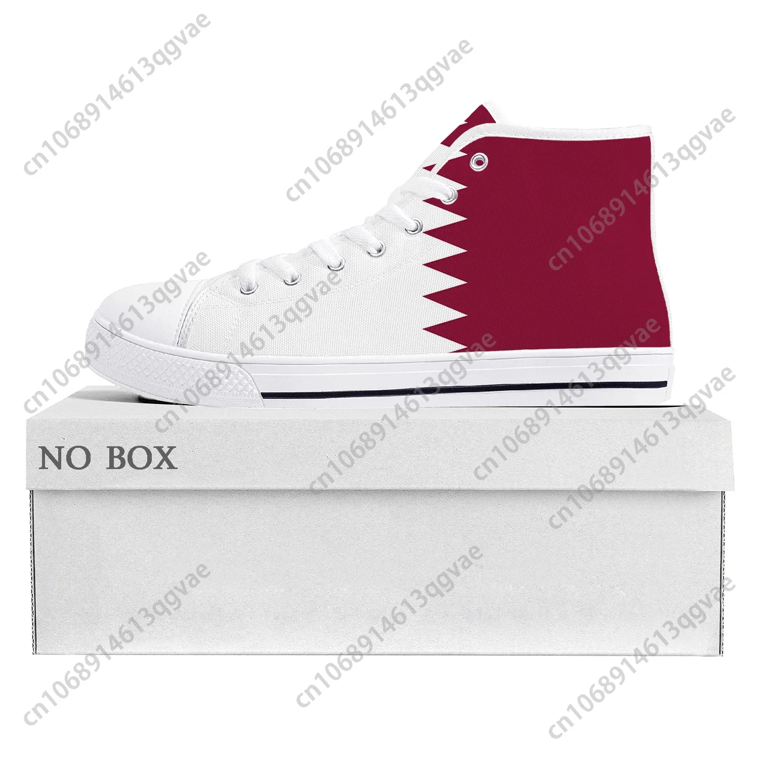 รองเท้าผ้าใบหุ้มข้อสูงลายธงชาต - Women Fashion Qatar บทวิจารณ์และราคา