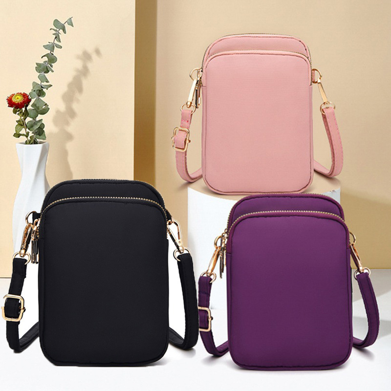 กระเป๋าสะพายข้างแนวตั้งแบบมินิ - Coin Purse Women บทวิจารณ์และราคา
