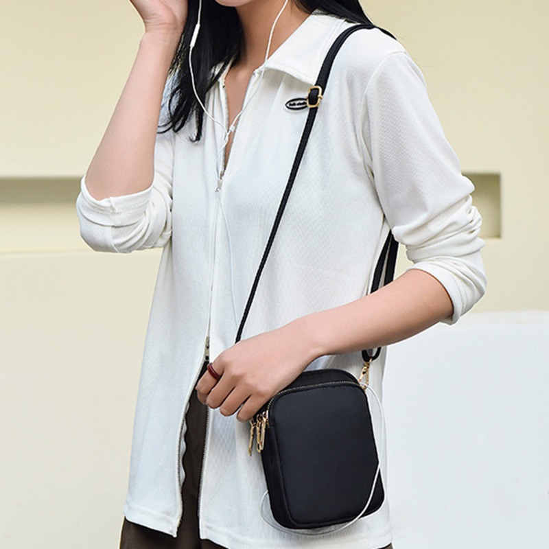 กระเป๋าสะพายข้างแนวตั้งแบบมินิ - Coin Purse Women บทวิจารณ์และราคา